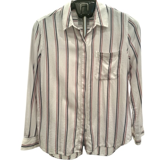 Rails Tops - Rails Hayden Nice Stripe Shirt Sz Med Soft Lightweight Preppy Office Layer